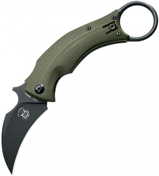 Bastinelli Knives FKMD Knives Blackbird Green Black