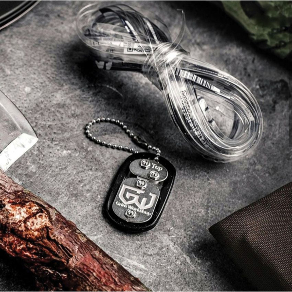 Grim Workshop Cordage Making Dog Tag Tool