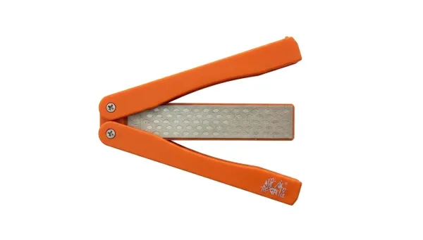 Taidea Pocket Sharpener, Diamant Taschenschleifer, Taidea 360 600, Klappbarer Messerschärfer, Taidea Schleifer, Com2you-biwak, Mobiler Schärfstein, EDC Messerschärfer, Diamond Sharpener Folding, Messer unterwegs schärfen