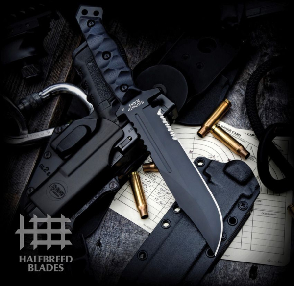 Halfbreed Blades LIK-01 Black infantrie feldmesser