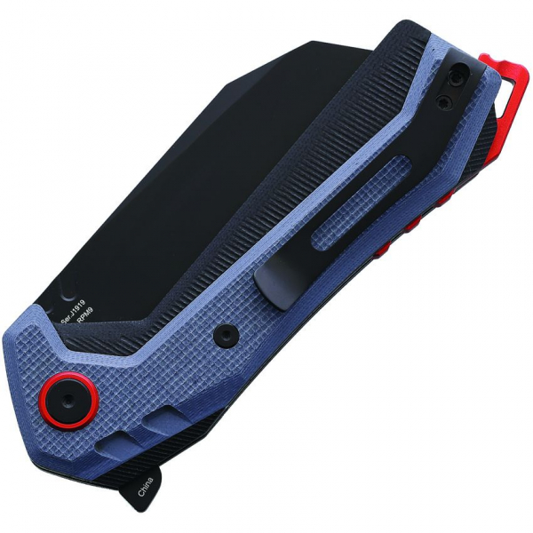 CJRB Knives Tigris Linerlock AR-RPM9 Blau Schwarz