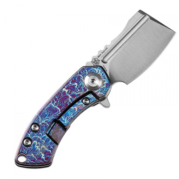 Kansept Knives Mini Korvid Lightning Strike Framelock titan messer