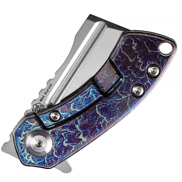 Kansept Knives Mini Korvid Lightning Strike Framelock titan messer
