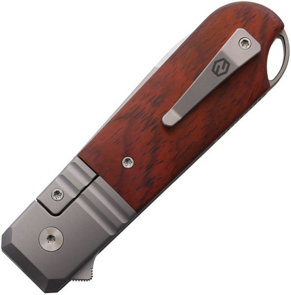 Karbon Knives Ahoy Framelock Desert Ironwood Anker