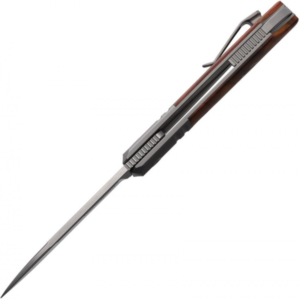Karbon Knives Ahoy Framelock Desert Ironwood Anker