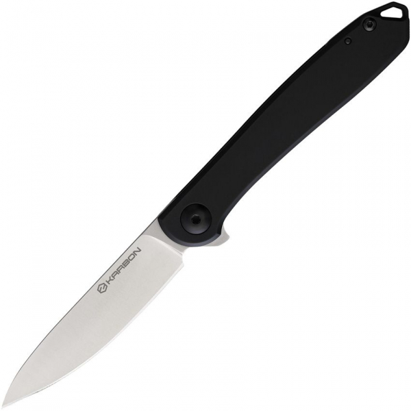 Karbon Knives Tidbit Framelock Black taschenmesser