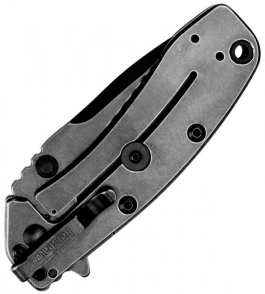Kershaw CRYO Blackwashed SpeedSafe Rick Hinderer Design. Klinge und Griff aus 8CR13MOV, rostfrei, im Blackwashed Finish. Rasches Öffnen per SpeedSafe-Schnellöffnungstechnologie durch Flipper oder Lifter, Framelock-Verriegelung.  Technische Daten: Klingenl