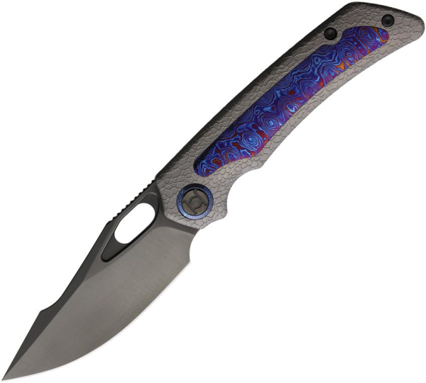 Kunwu Knives Jericho Framelock Timascus