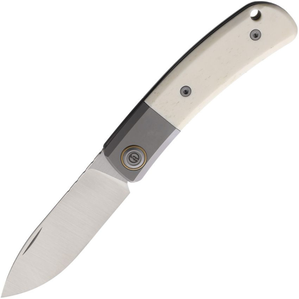 Maxace Knives Beetle S Slip Joint CF Bone Titan