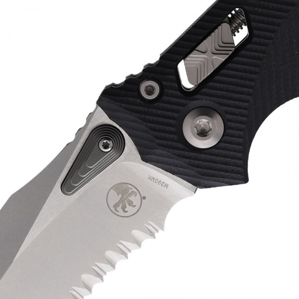 Microtech Knives Amphibian S/E Ram-Lok Black G10 teilverzahnt