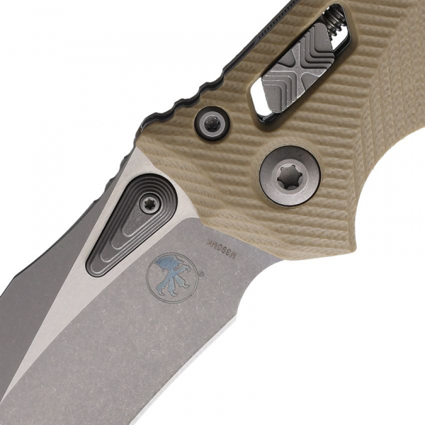 Microtech Knives Amphibian P/E Ram-Lok Apoc Tan G10