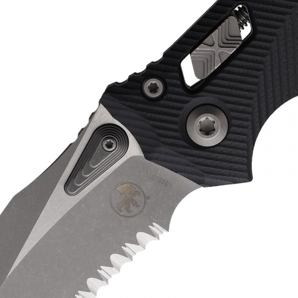 Microtech Knives Amphibian S/E Ram-Lok Apoc Black G10