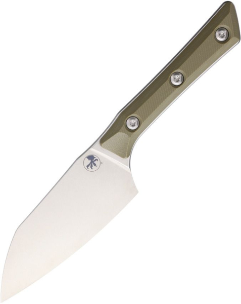 Microtech Santoku, Microtech Kochmesser, Santokumesser M390MK, Titan G10 Küchenmesser, Stonewash OD Green, Olivgrünes Küchenmesser, Com2you-biwak, Premium Santoku
