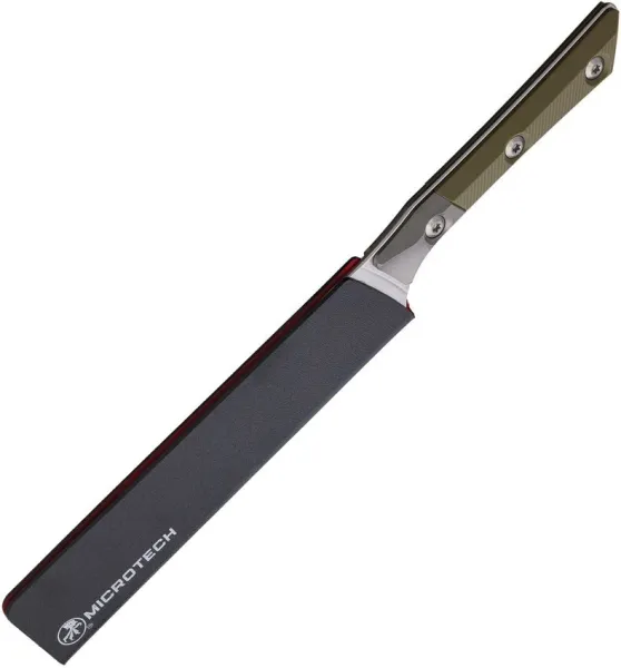 Microtech Utility Knife, Microtech Kochmesser, M390MK Messer, Outdoor Küchenmesser, Stonewash OD Green, Com2you-biwak, Premium Allzweckmesser