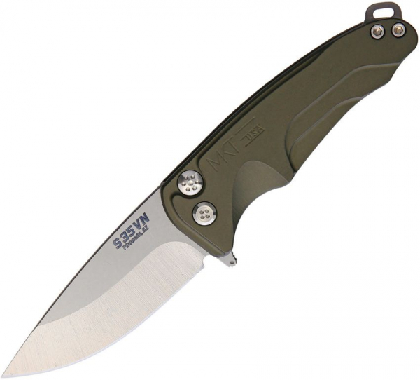 Medford Knives Smooth Criminal Button Lock Od Green