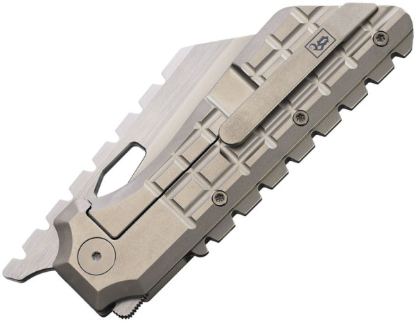 North Mountain Blade, Gripper V2, SLD Stahl, Titan Messer Grau, Framelock Folder, EDC Messer, High-End Taschenmesser, Gripper Gen 2