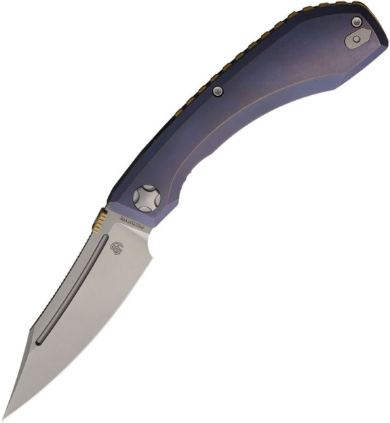 North Mountain Blade, Redeemer Purple, Titan Messer lila, M390 Klappmesser, Titanium Framelock, EDC Folder Purple, Premium Messer Titan