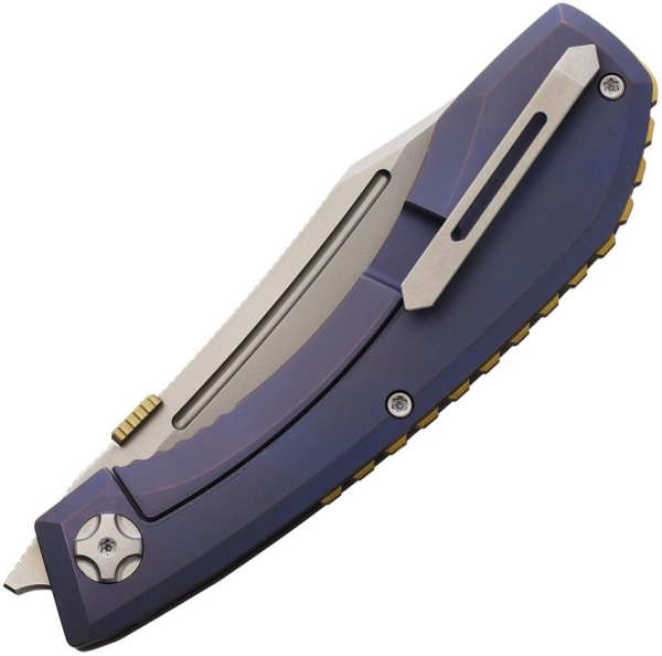 North Mountain Blade, Redeemer Purple, Titan Messer lila, M390 Klappmesser, Titanium Framelock, EDC Folder Purple, Premium Messer Titan