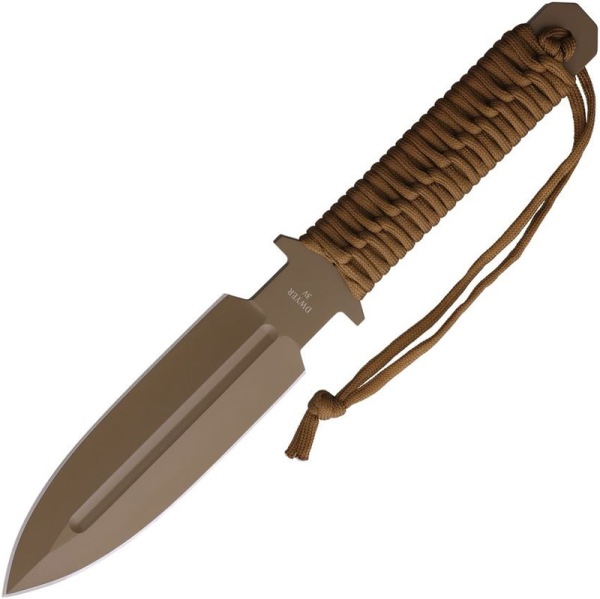 North Mountain Blades, JW Tactical Dagger, CPM 3V Dolch, taktisches Messer Coyote, Kampfmesser, Full Tang Dagger, 3V Stahl Messer, Outdoor Dolch