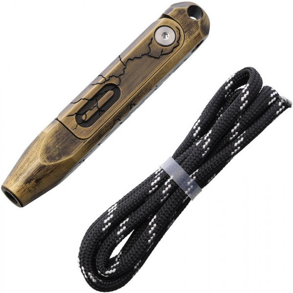 OKnife Otacle D1 Cracked Brass
