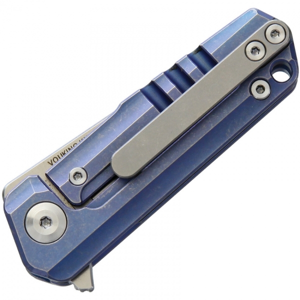 Vouking Tachenmesser T03 Framelock Blue