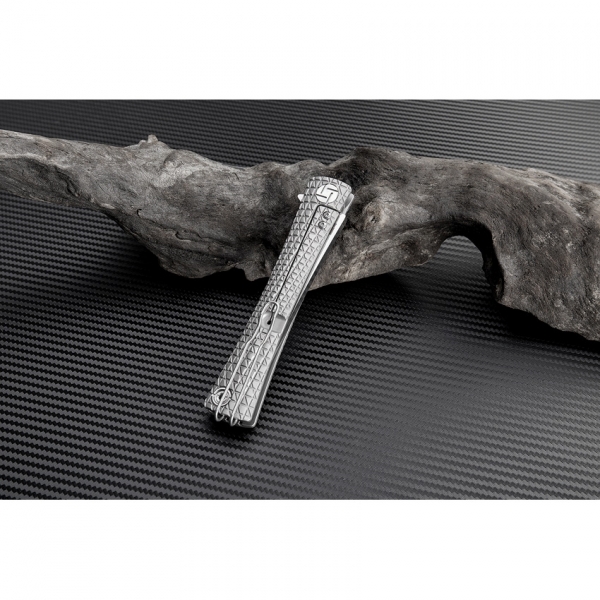 Artisan Cutlery Waistline Framelock Gray M390