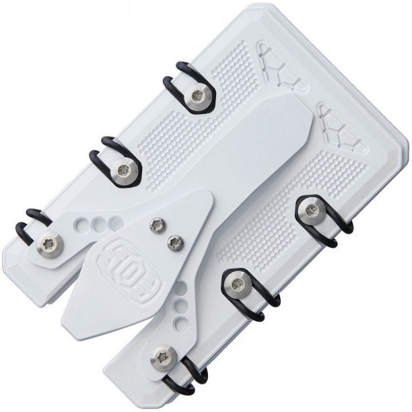 EOS Wallet 2.5 White Cerakote Titan Geldscheinklammer