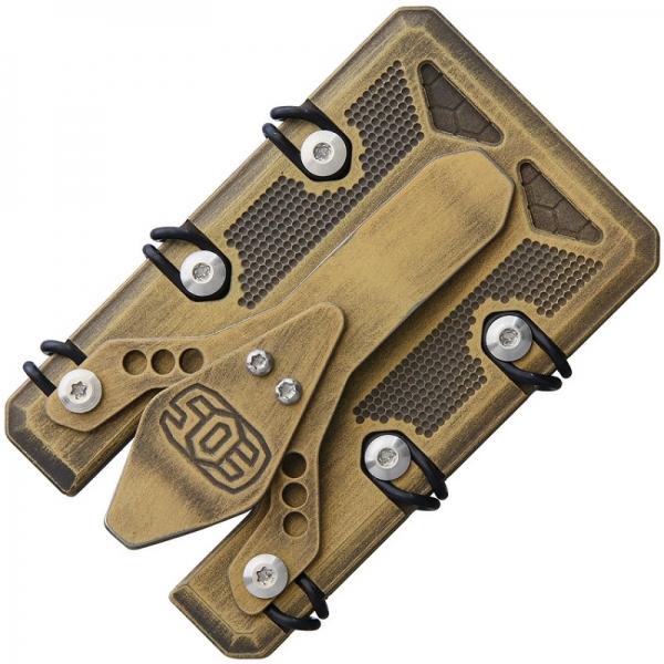 EOS Wallet 2.5 Gold Black Cerakote Geldscheinklammer  Technsiche Daten: Länge: 88,9mm Breite: 57,15mm Gold- und schwarzes Cerakote-Finish Einlage:  RFID-Blockierung Eingebauter Flaschenöffner Zusammengehalten durch 6 O-Ringe Geldscheinklammer oder Deep Ca
