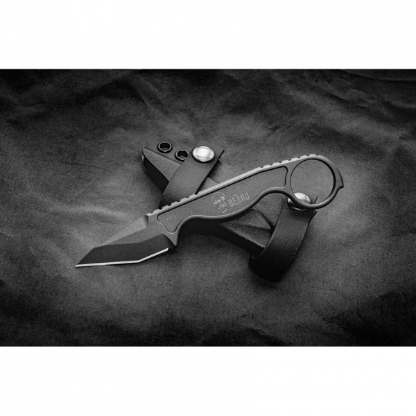 Flagrant Beard Havoc Cord Knife Schwarz
