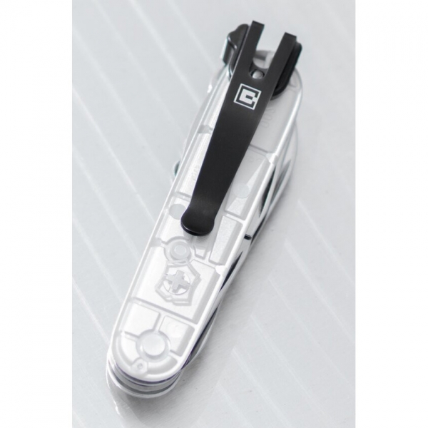 SwissQlip Matte Black clip für victorinox messer