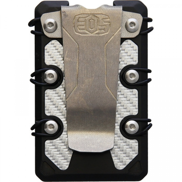 EOS Wallet 3.0 Lite Wallet Black  Kreditkartenhalter Geldscheinklammer  RFID-Blockierung und Deep carry clip