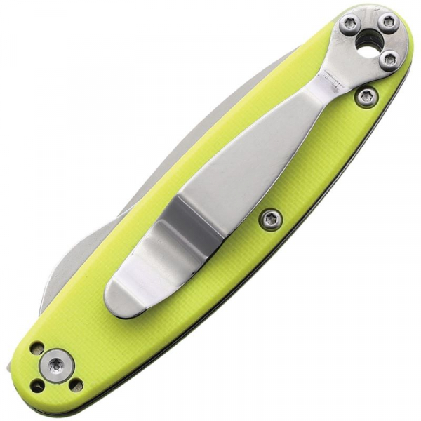 Churp Taschenmesser Linerlock Micarta Yellow