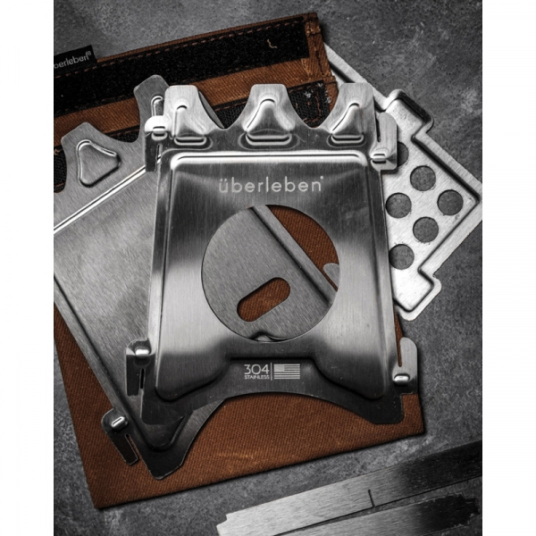 Überleben outdoor Kocher Stove Stainless Steel hobo