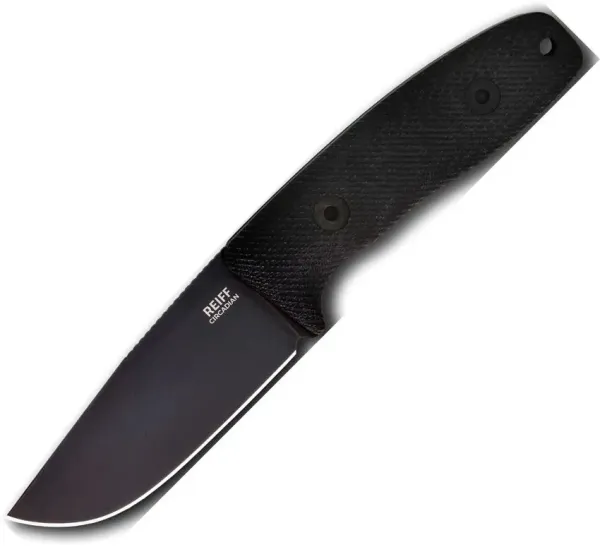 Reiff Knives Circadian Clip Point Micarta Black DLC