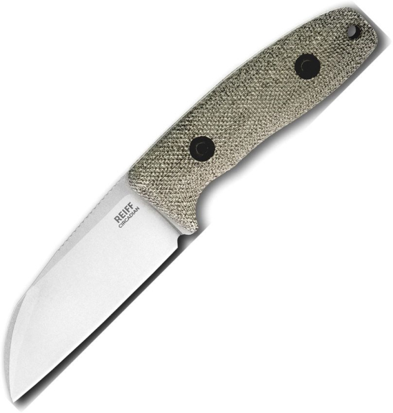 Reiff Knives Circadian Sheepfoot Micarta Green