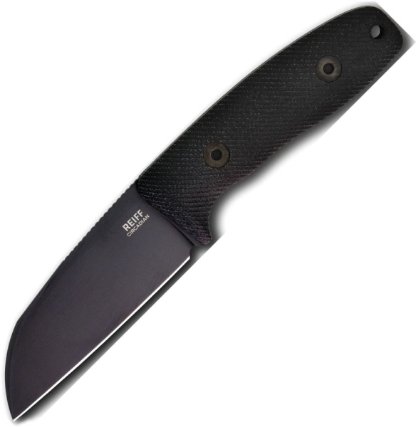 Reiff Knives Circadian Sheepfoot Micarta Black DLC