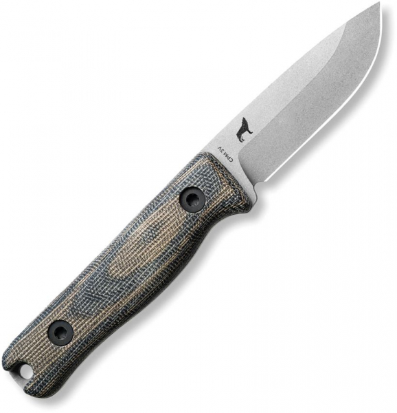 Reiff Knives F3 EDC 3V Micarta Black Green Leder