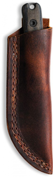 Reiff Knives F3 EDC 3V Micarta Black Green Leder
