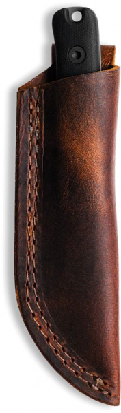 Reiff Knives F3 EDC 3V Micarta Black Leder kleines edc messer