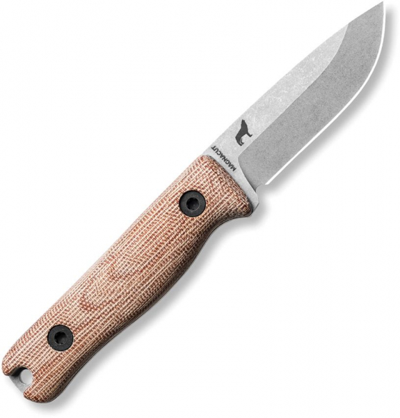Reiff Knives F3 EDC Magna Micarta Natural Leder kleines edc messer