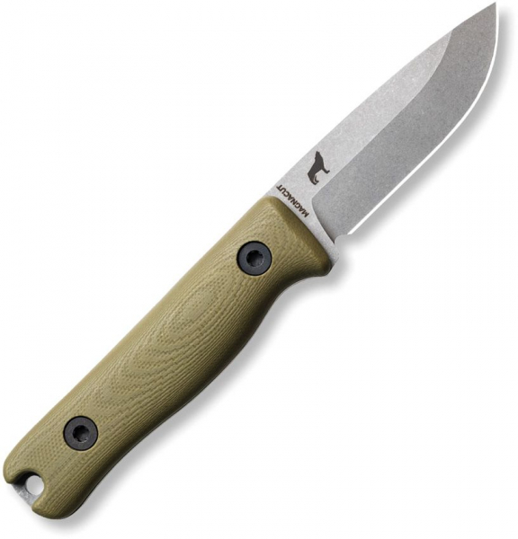 Reiff Knives F3 EDC Magna G10 Oliv Leder kleines edc messer