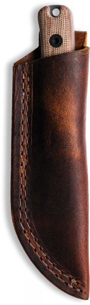 Reiff Knives F3 EDC 3V Micarta Natural Leder