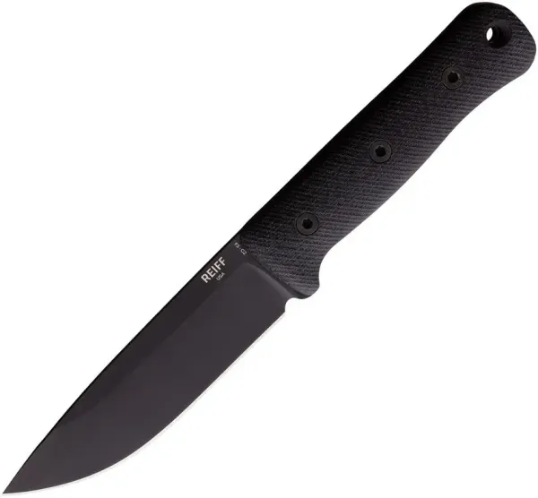 Reiff Knives F5 Gen 2 Fixed Blade Black Micarta Reiff Knives F5 Gen 2 Fixed Blade Black Micarta
