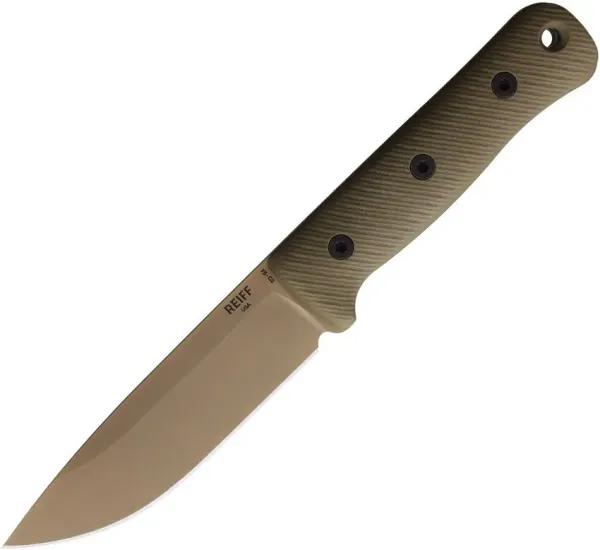Reiff Knives F5 Gen 2 MagnaCut Survival Knife | OD Green G10 Reiff Knives F5 Gen 2 MagnaCut Survival Knife | OD Green G10