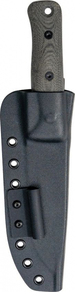 Reiff Knives S5 Glider Bushcraft Knife Micarta Black Kydex