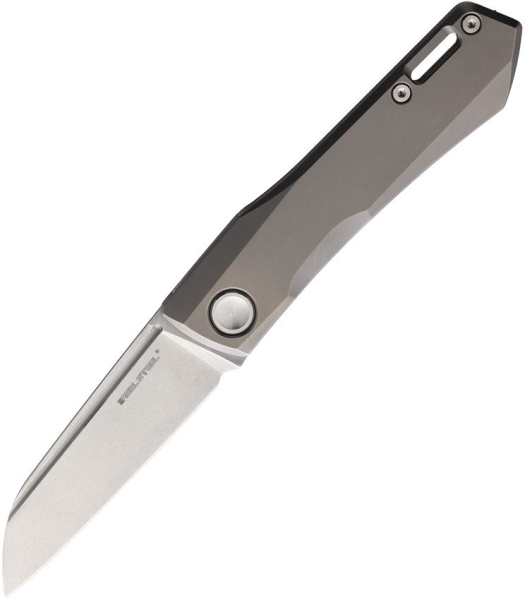 Real Steel Solis Folder Titanium BeadBlast