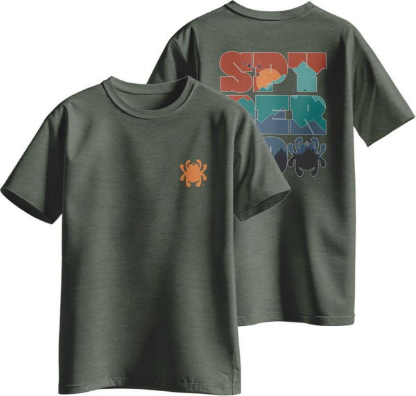 Spyderco Shirt Mountain T-Shirt Grn XL