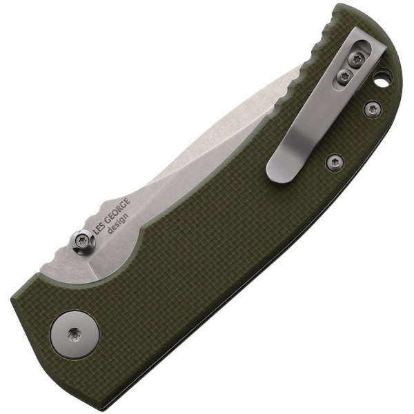 Spartan Blades Astor Linerlock CF/G10 Green