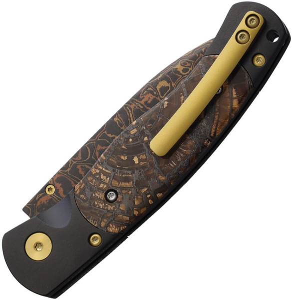 Santa Fe Stoneworks El Rey, Damastmesser, Mammutelfenbein Messer, Titan Klappmesser, Button Lock Taschenmesser, exklusive Sammlermesser, Damasteel, Com2you-biwak