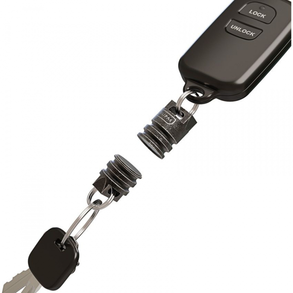 SILIPAC Schlüsselanhänger Verbinder Stahl SW Karabiner magnetisch